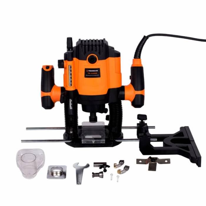 Фрезер електричний ручний Tekhmann TR-12/2000 2000W по дереву Orange (850982) - фото 3 Фрезер електричний ручний Tekhmann TR-12/2000 2000W по дереву Orange (850982) - фото 3