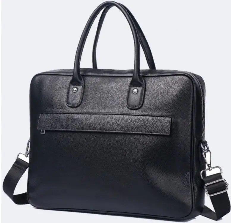 Сумка-портфель чоловіча Tiding Bag M64A шкіряна для ноутбука