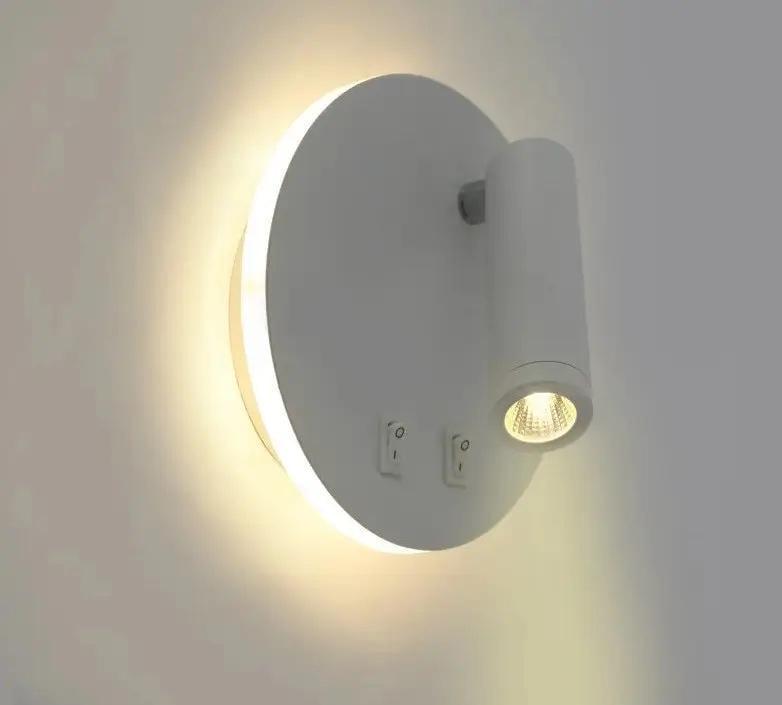 Бра светодиодное ESLLSE RIGIL 10W RL-WW-140x65-WHITE-220-IP20 (00000122604)