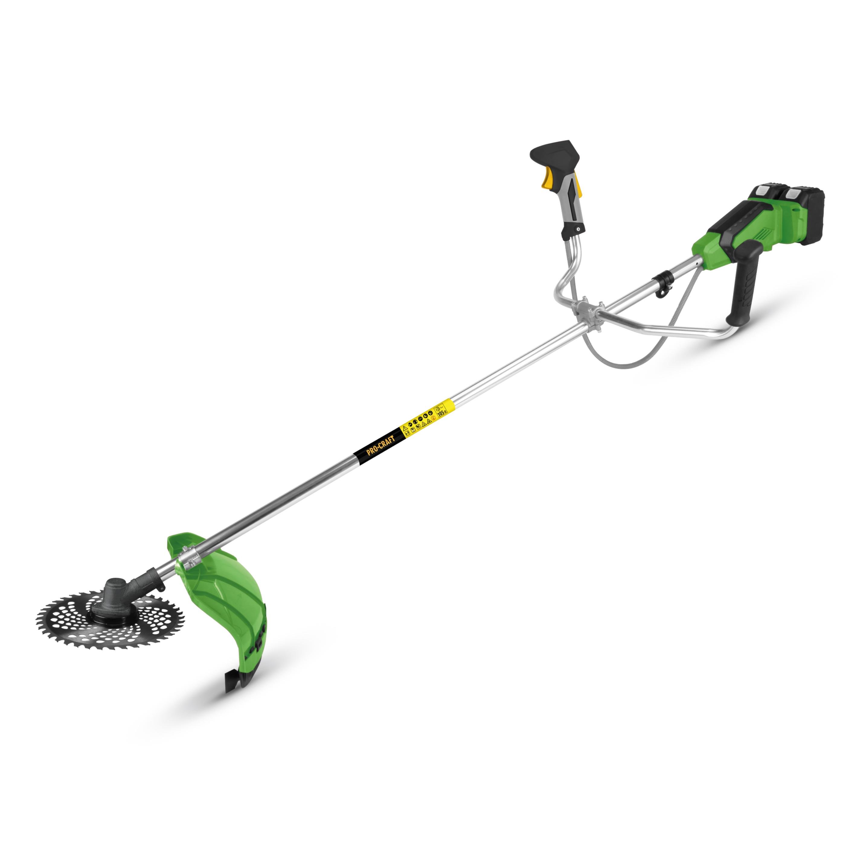 Триммер аккумуляторный Procraft ATA40/2 2 АКБ и ЗУ велосипедная ручка (030407) Триммер аккумуляторный Procraft ATA40/2 2 АКБ и ЗУ велосипедная ручка (030407)