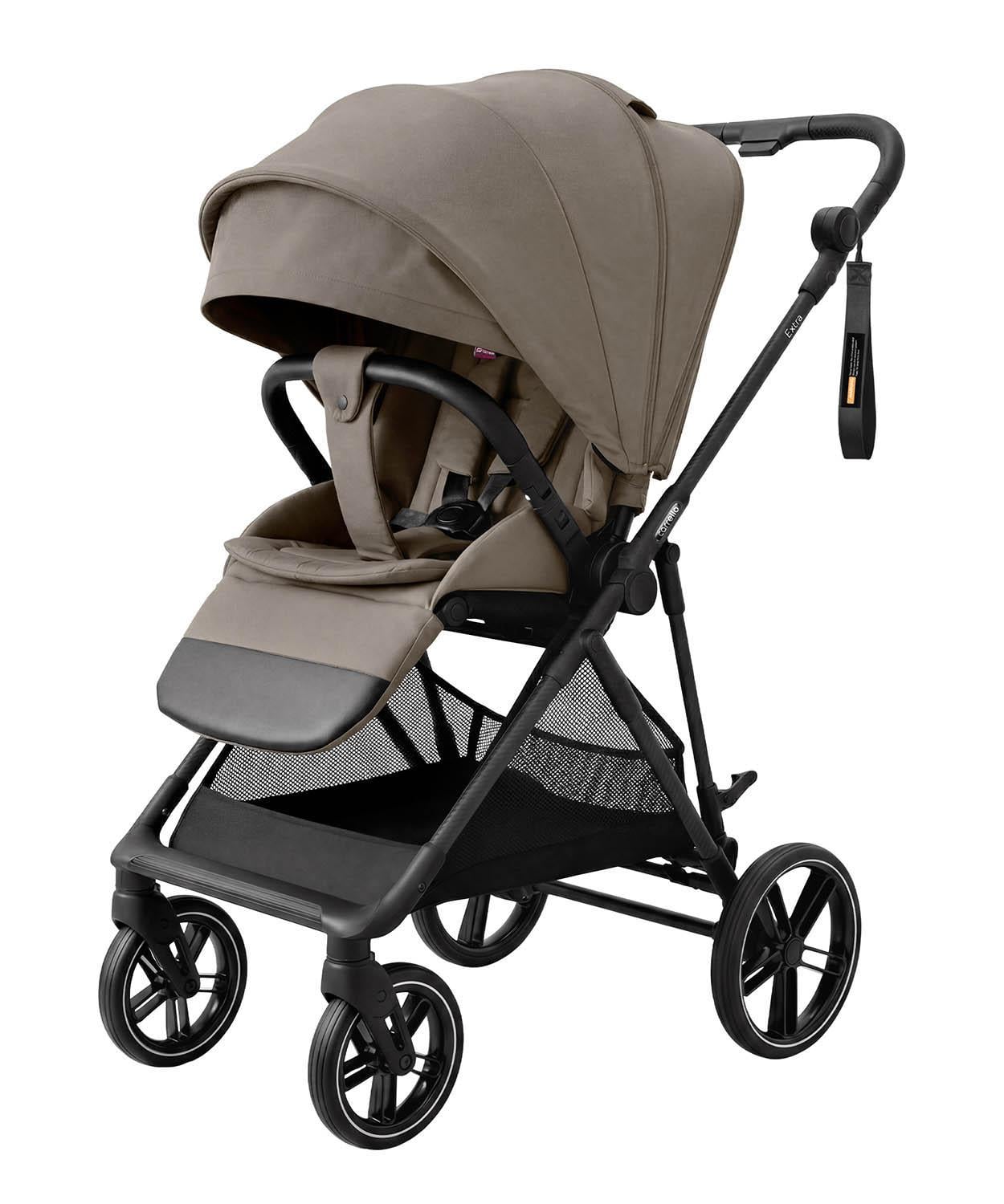 Коляска прогулочная Carrello Extra CRL-6532 с реверсивным сиденьем и карбоновой рамой Spring Beige (CRL-6532 Spring Beige)