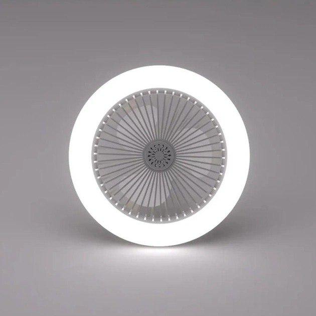Лампа-вентилятор Multi-function Fan Light LED в патрон E27 универсальный потолочный 2в1 - фото 2 Лампа-вентилятор Multi-function Fan Light LED в патрон E27 универсальный потолочный 2в1 - фото 2