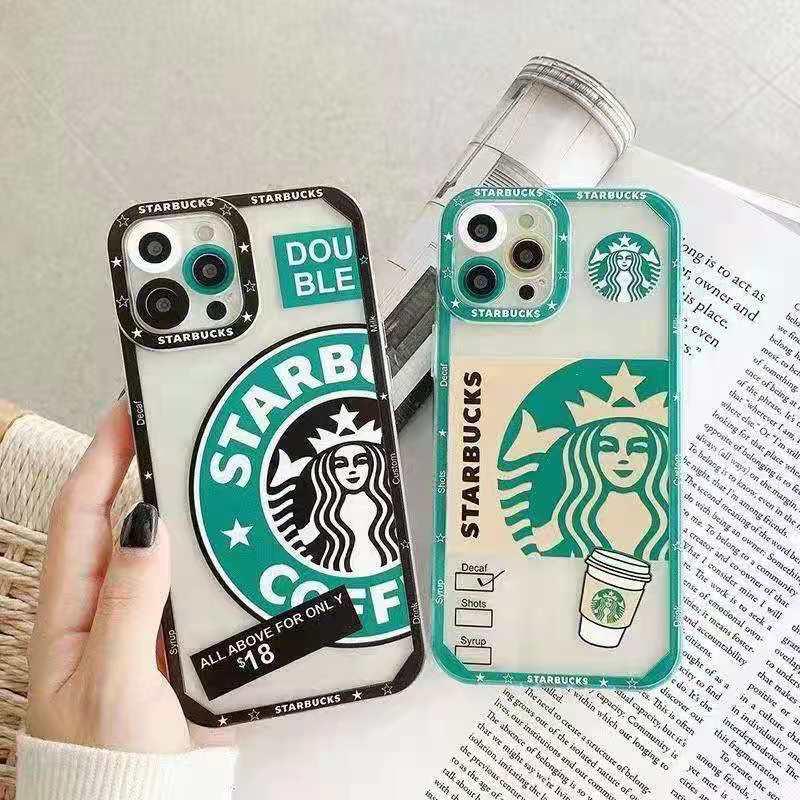 Чехол для iPhone 11 Pro Starbucks с защитой камеры Прозрачно-зеленый - фото 4