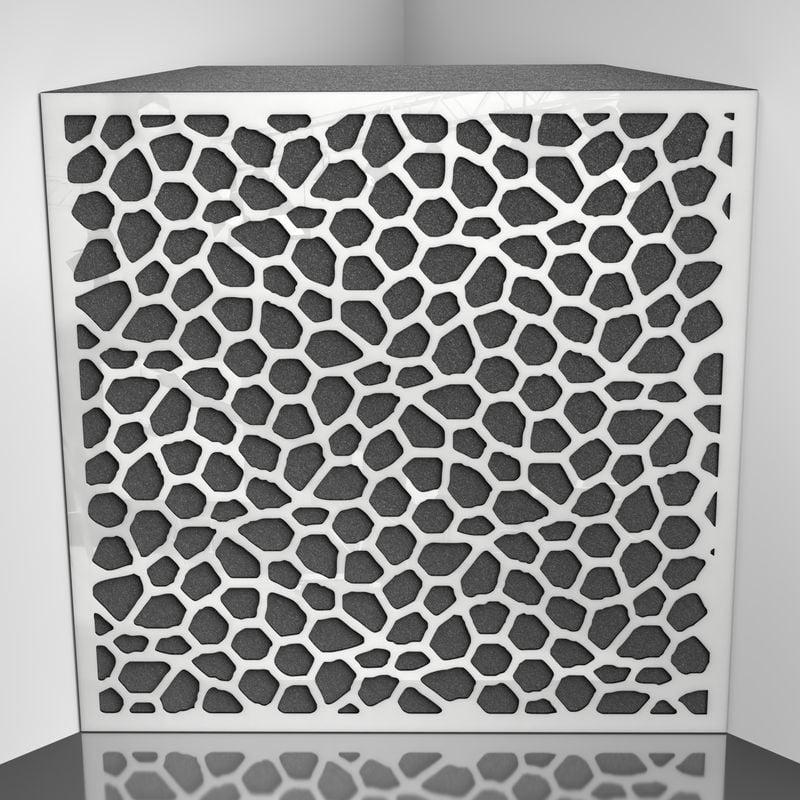 Бас ловушка Ecosound EcoNet Plastic 50х50 см 100 мм Белый (1536)