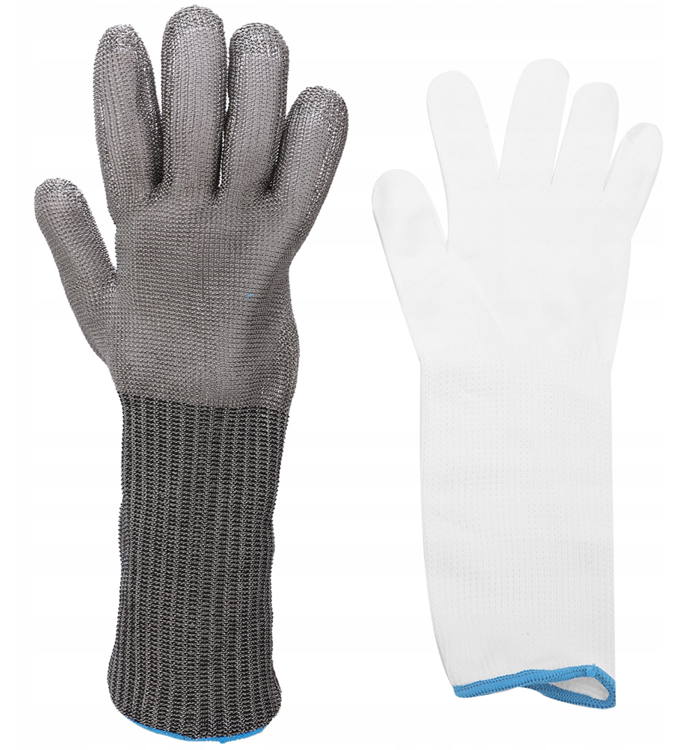 Перчатка кольчужная длинная Chainmail CR06 из нержавеющей стали XL (15123597) - фото 2 Перчатка кольчужная длинная Chainmail CR06 из нержавеющей стали XL (15123597) - фото 2