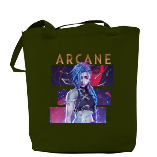 Шоппер Arcane 37x41 см Хаки (9885891-23-159963)