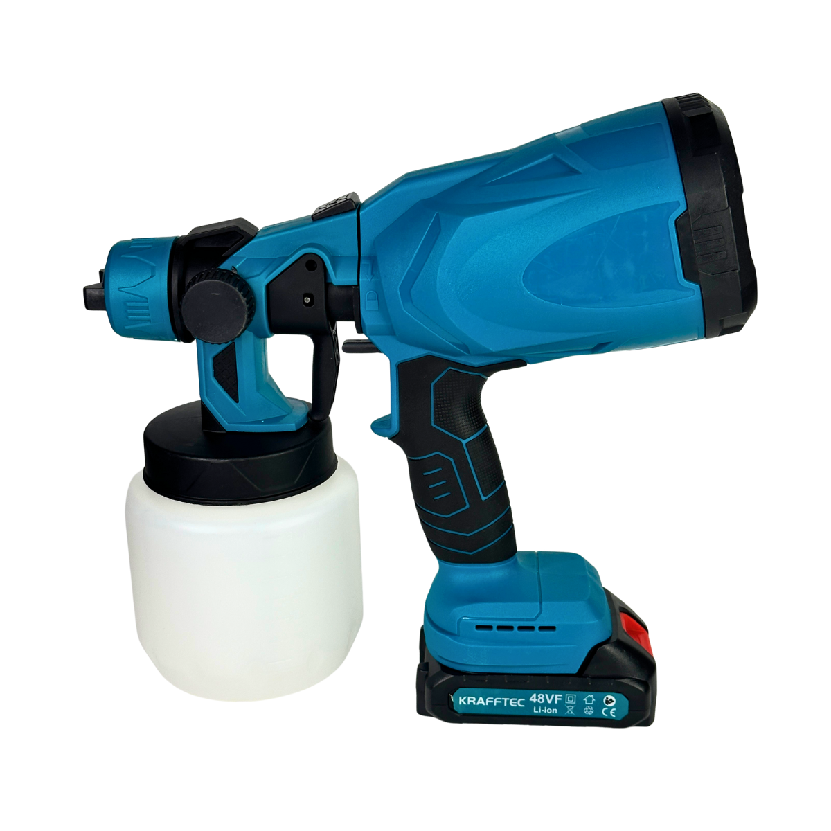 Краскораспылитель аккумуляторный с бачком (F24-P)