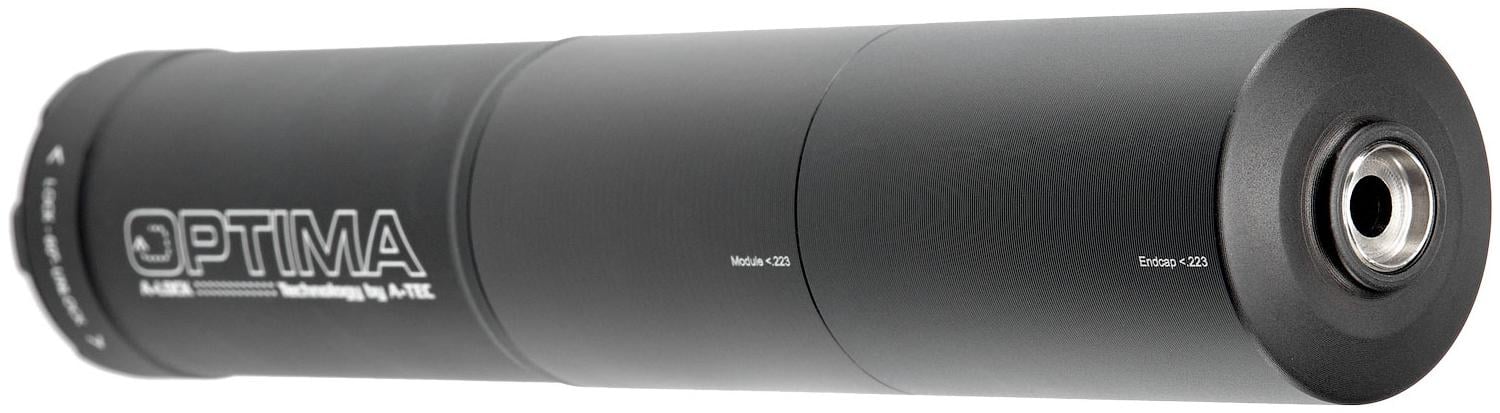 Саундмодератор A-TEC Optima-45 быстросъемный калибр .224 под калибр .222 Rem/.223 Rem и .22-250 Rem. резьба A-Lock Mini (6200000113)