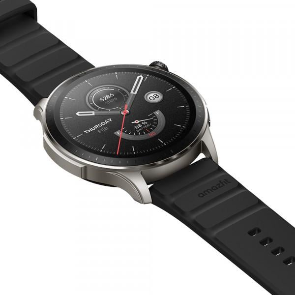 Часы смарт Amazfit GTR 4 Superspeed Black - фото 5