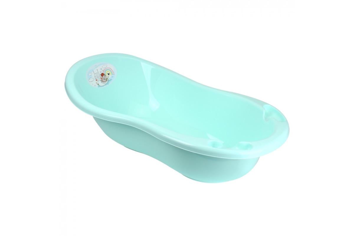Дитяча ванночка ТехноК Зайчик з пластику 101 см М'ятний (150-98-TH1140)