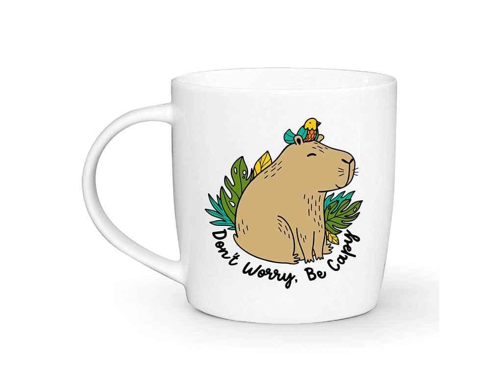 Чашка Kvarta бочка Капибара в подарочной коробке 360 мл (1851)