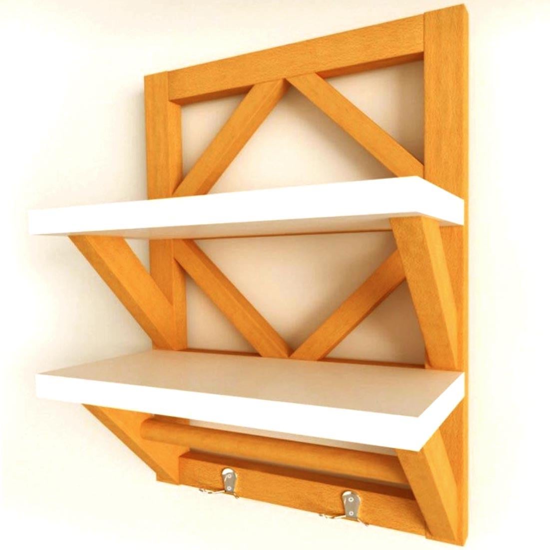 Полка для ванной из дерева Арефт Карри/Зефир (ВНП/01470220) Полка для ванной из дерева Арефт Карри/Зефир (ВНП/01470220)