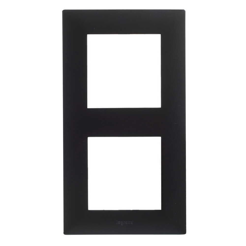 Рамка двойная Legrand Niloe Step Черный (863592)