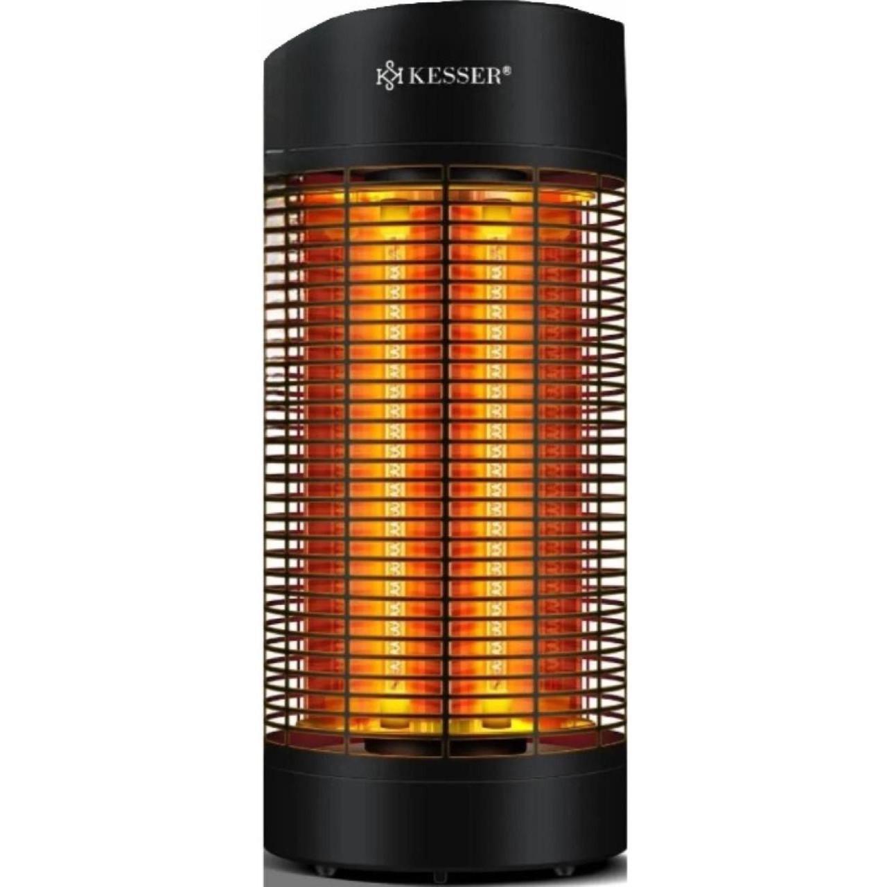 Инфракрасный обогреватель KESSER 53 см 1200 Вт Черный (2396175879sc)