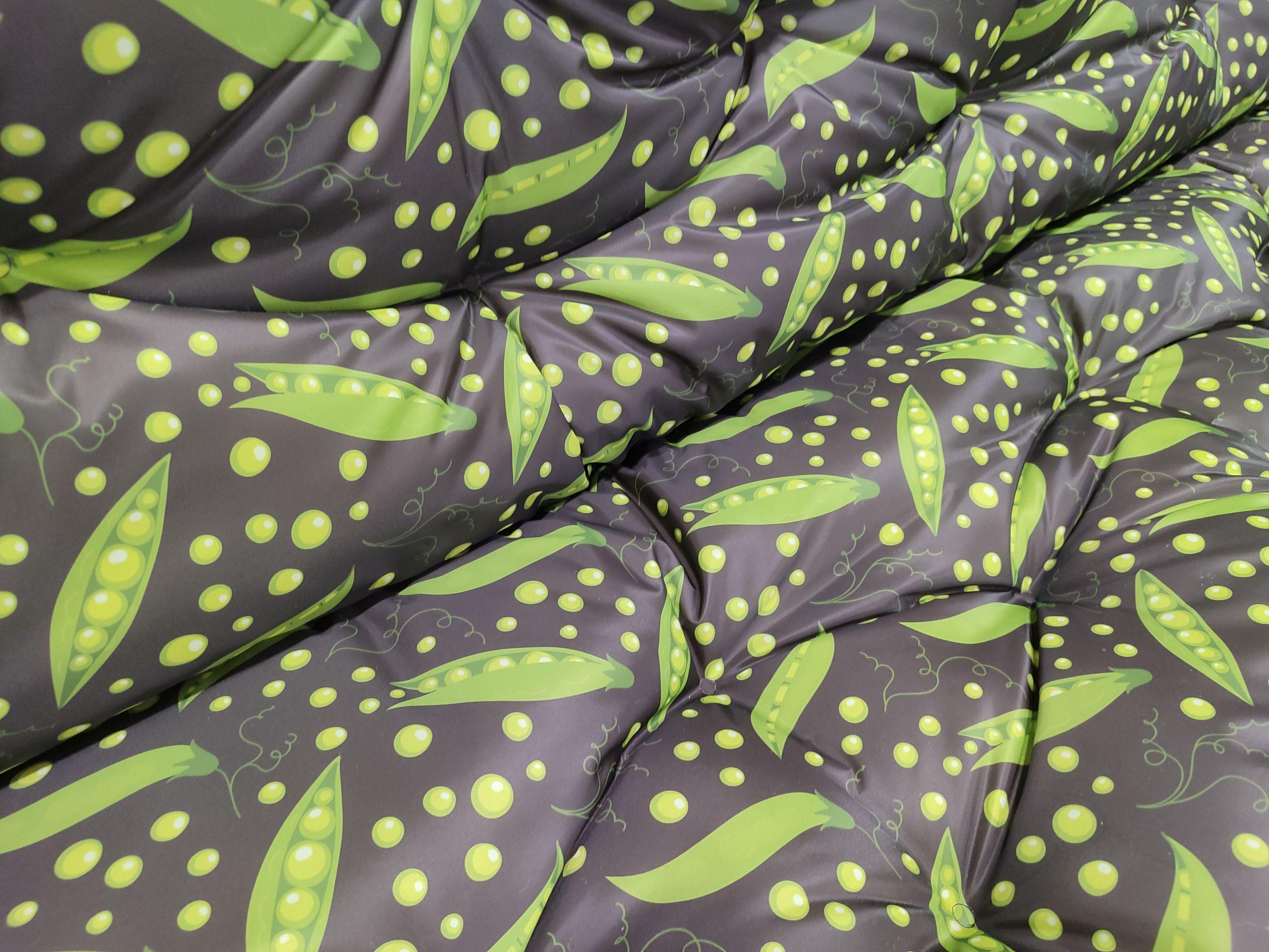 Матрас для качелей eGarden GREEN PEAS водоотталкивающий стеганый 170x110x8 см (5802) - фото 4 Матрас для качелей eGarden GREEN PEAS водоотталкивающий стеганый 170x110x8 см (5802) - фото 4