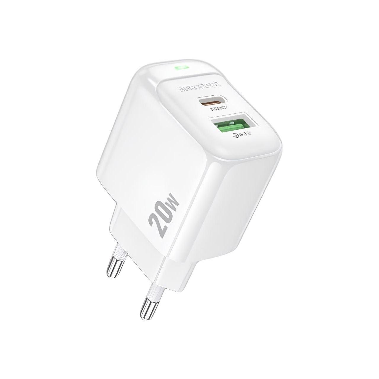 Зарядний пристрій Borofone BAS14A PD20W+QC3.0 Чорний (23781431)