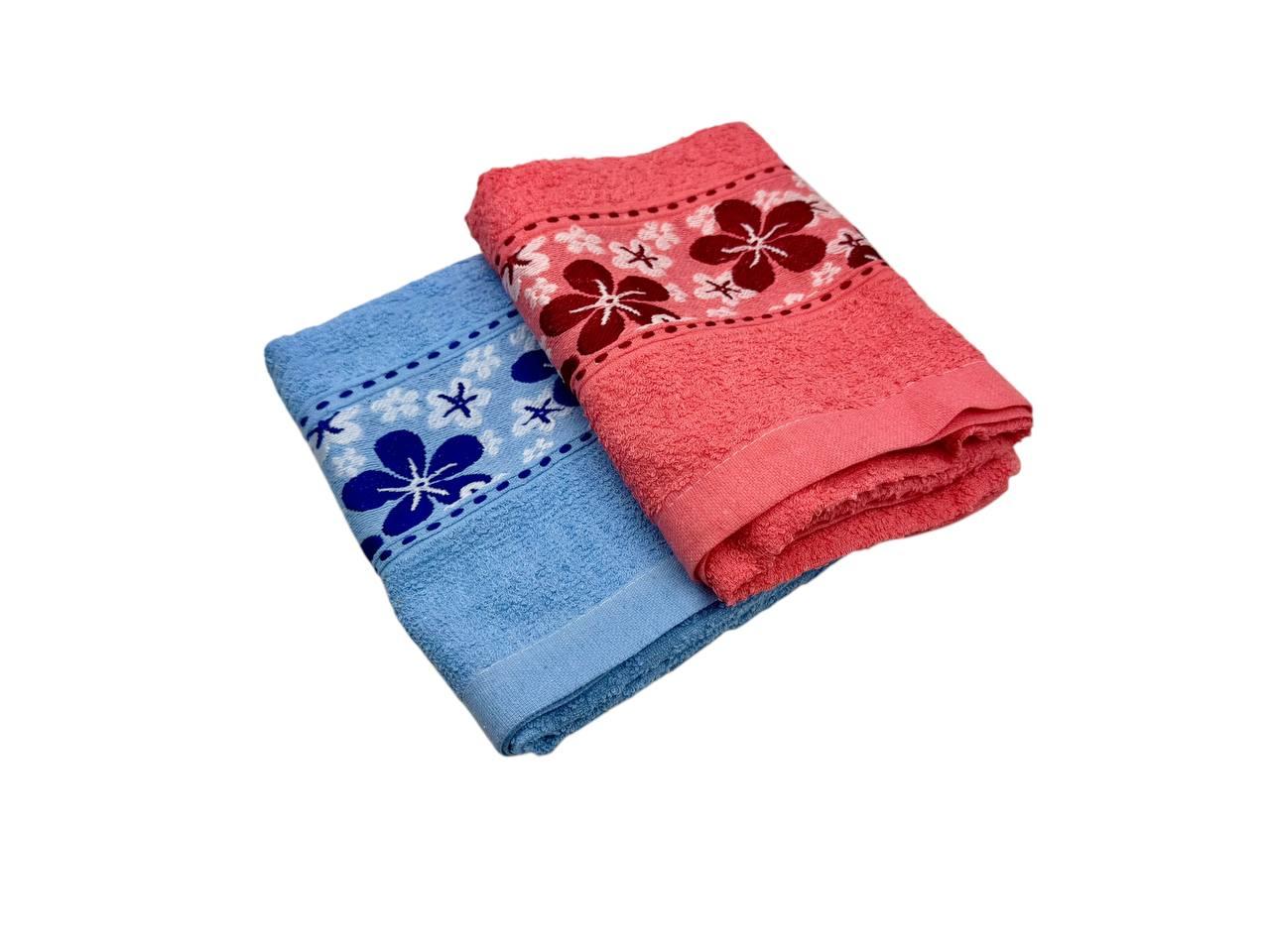 Рушник махровий Квіти 50х100 см 2 шт. (00833/50x100/d2/WP) - фото 4