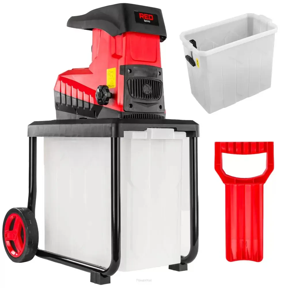 Подрібнювач гілок садовий Technic RTRDG0133 фрезерного типу 3000 Вт Red (1194)