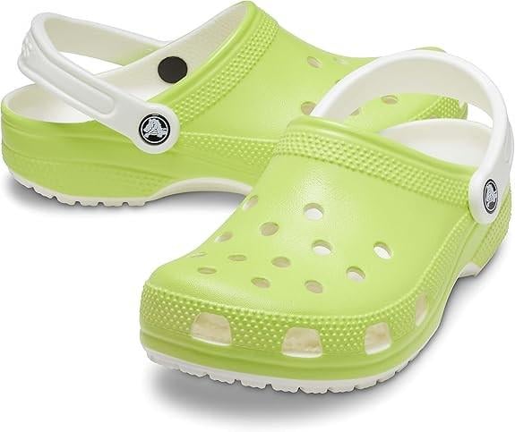 Сабо дитячі для хлопчика Crocs Classic Clog Glow In the Dark р. 38-39 Lime (16208)