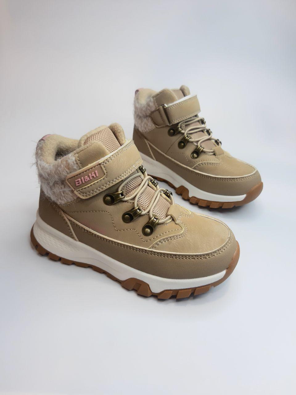Ботинки Bi&Ki р. 28 18 см Бежевый (01421 C)
