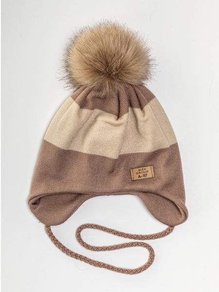 Шапка детская для мальчиков Бест D790 флис 44-48 см Кирпичный - фото 2 Шапка детская для мальчиков Бест D790 флис 44-48 см Кирпичный - фото 2