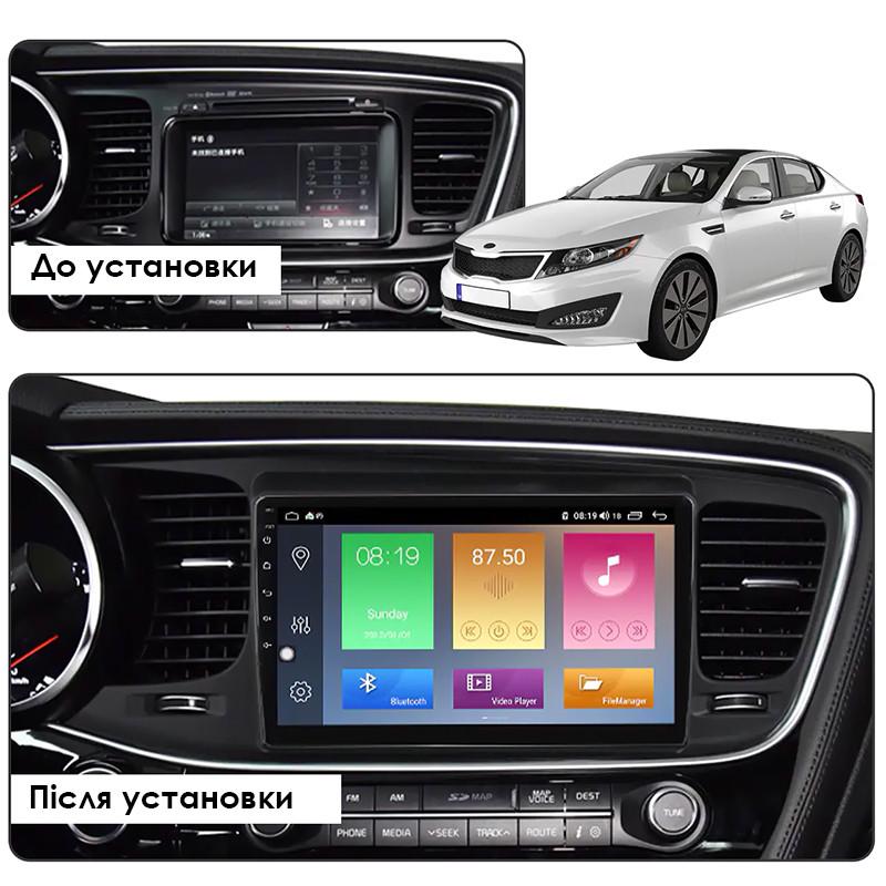 Автомагнитола штатная Lesko для Kia K5 I Рестайлин 2010-2 9"/32Gb CarPlay/4G/Wi-Fi/GPS - фото 2