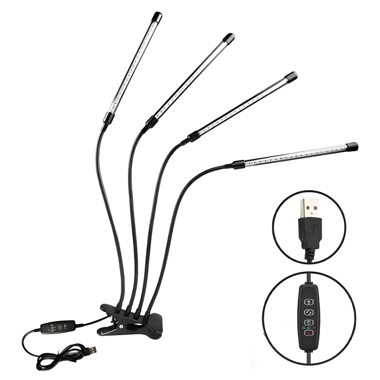 Фитолампа для растений полного спектра для рассады LED (2691635360778) - фото 2 Фитолампа для растений полного спектра для рассады LED (2691635360778) - фото 2