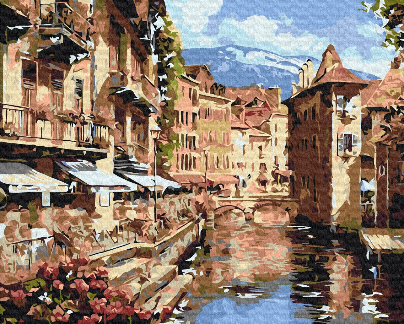 Картина по номерам Brushme Австрийський городок 48x60 см (BS51404L) Картина по номерам Brushme Австрийський городок 48x60 см (BS51404L)