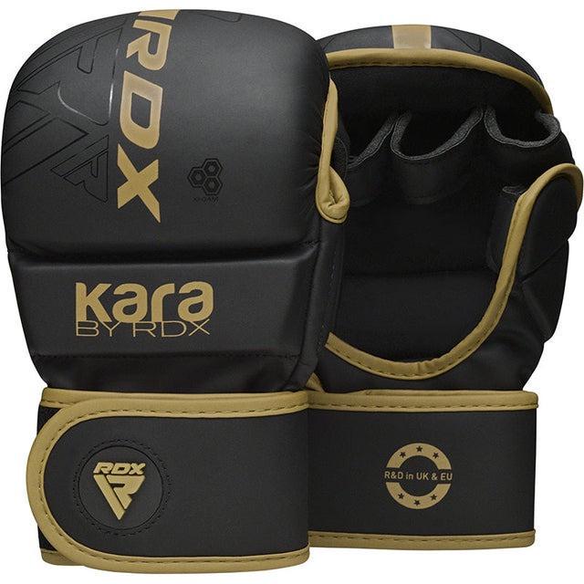 Рукавиці греплінгові для ММА RDX F6 KARA S/M Matte Golden Plus (3019802820)
