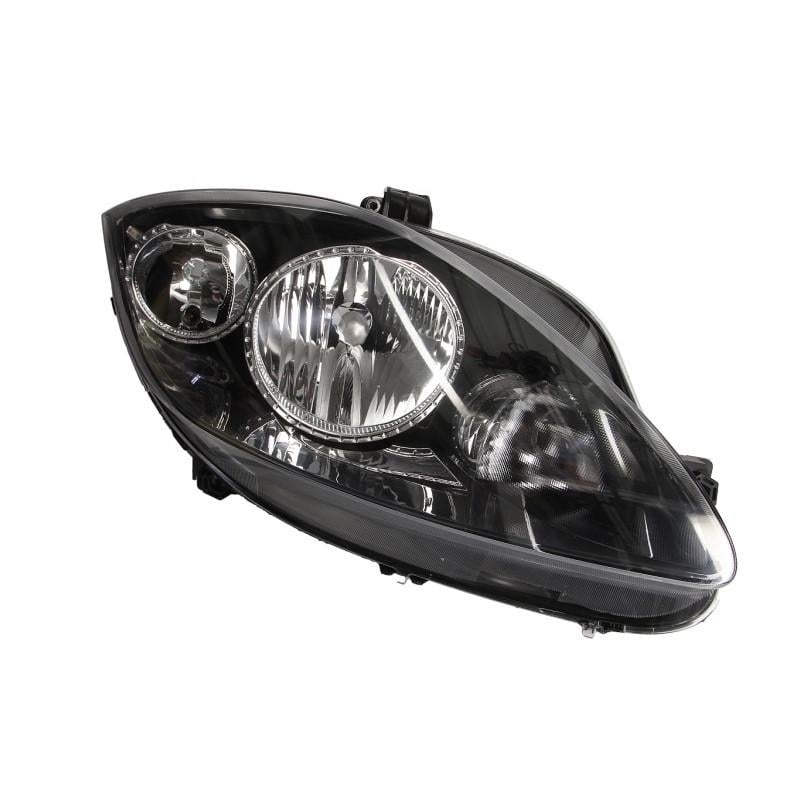 Фара передняя правая Seat Leon 2009-2012 H7/H1 черная рамка (445-1125R-LDEM2)
