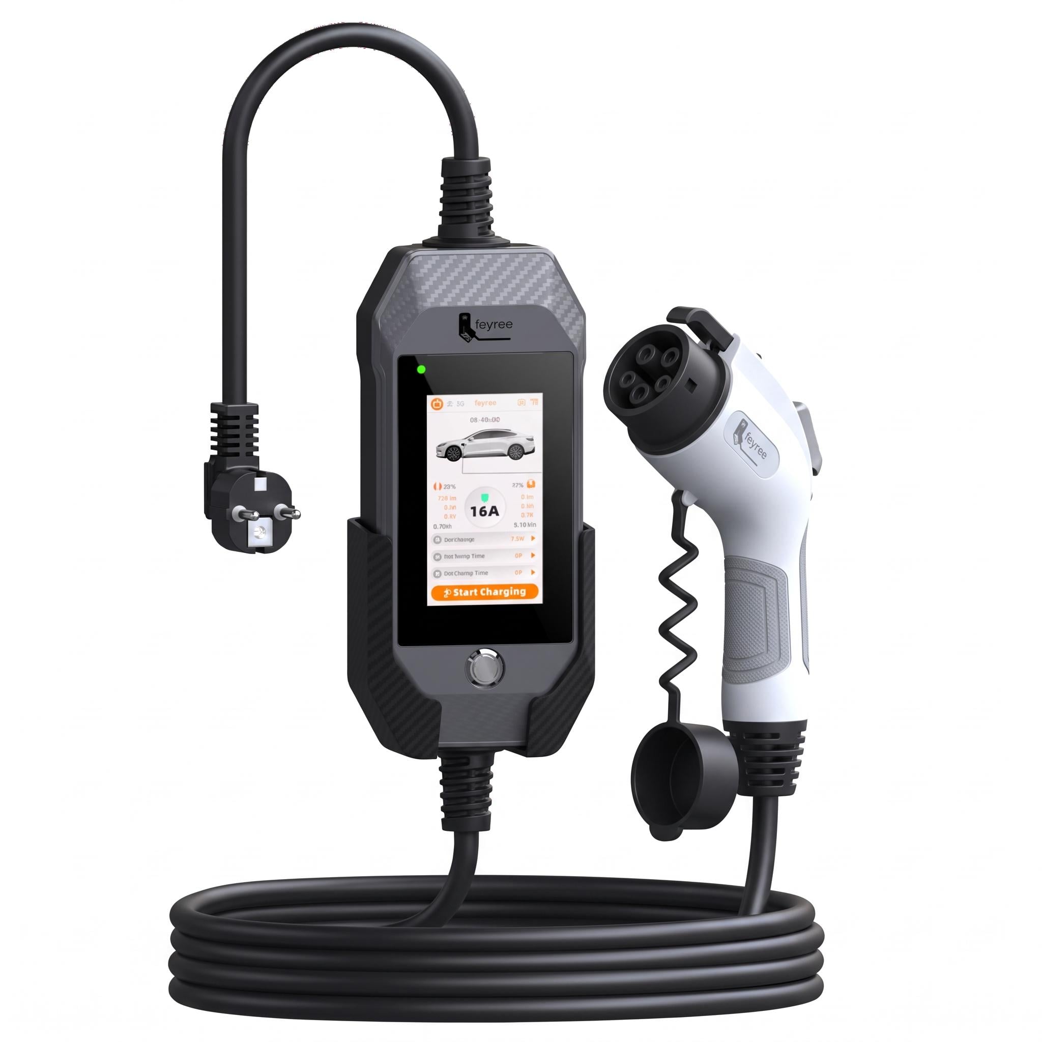 Зарядка для электромобиля Feyree 3,5 кВт 16A Type 1 Grey Lion EV-Ultra/Smart APP Wi-Fi Grey (3199765662)