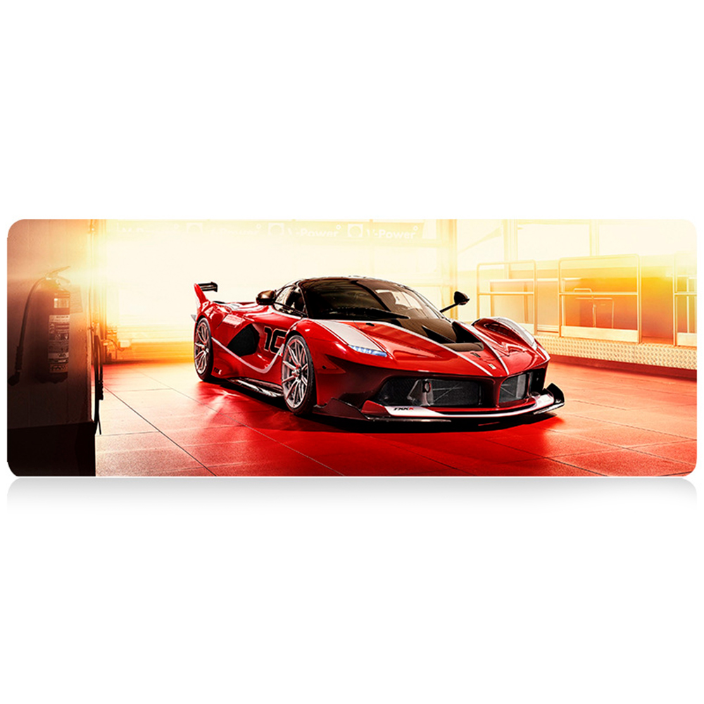 Коврик тканевый Ferrari FXX K с прошивкой 2х300x700 мм Красный (YUT_V7836)