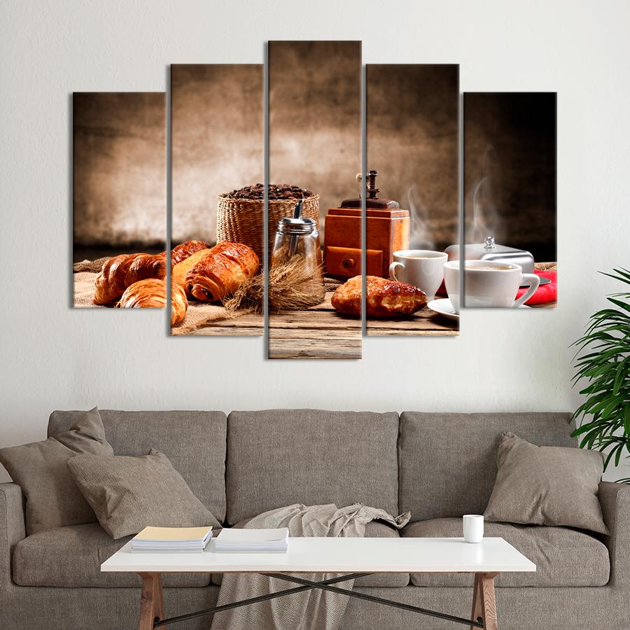 Настенний декор Красивая выпечка и горячий кофе 187x119 см (A288-5)
