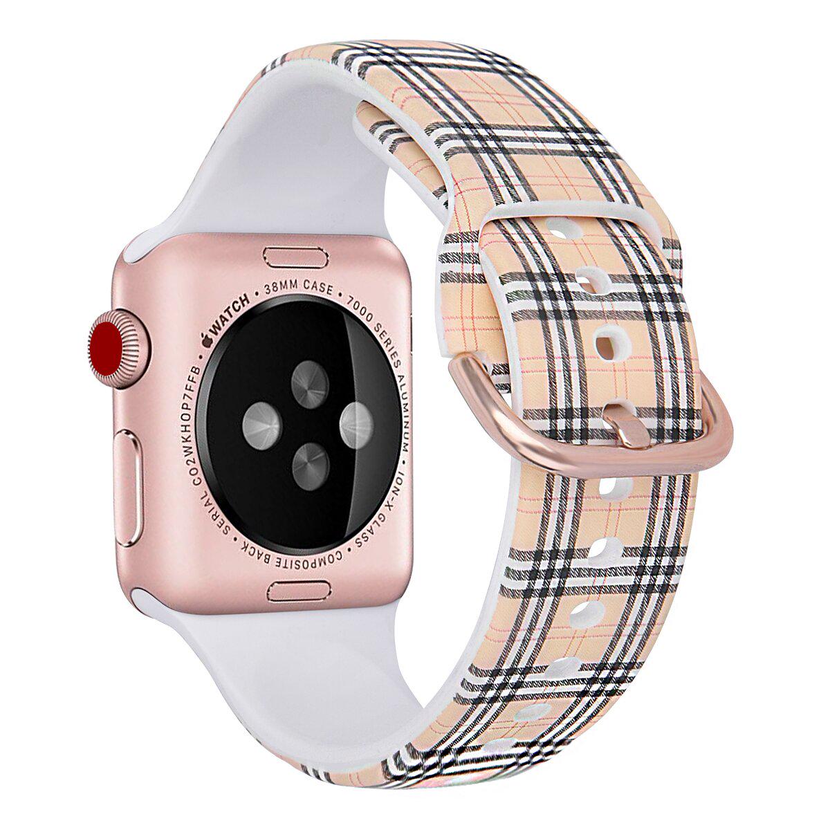 Женский силиконовый ремешок для Apple Watch 38-40 мм