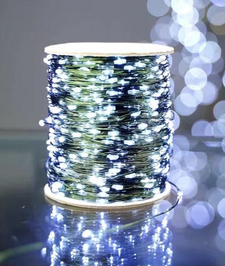 Гірлянда-нитка Роса 2000LED з пультом від мережі 200 м Холодний білий (22773262) - фото 4 Гірлянда-нитка Роса 2000LED з пультом від мережі 200 м Холодний білий (22773262) - фото 4