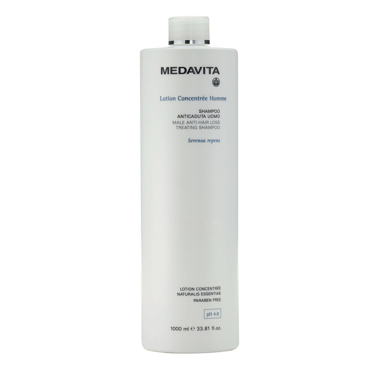 Шампунь против выпадения волос для мужчин Medavita Lotion Concenrée Homme Shampoo Anticaduta Uomo (01109)