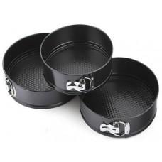 Формы круглые разъемные Unique UN-1702 24/26/28 см 3 шт. - фото 2 Формы круглые разъемные Unique UN-1702 24/26/28 см 3 шт. - фото 2