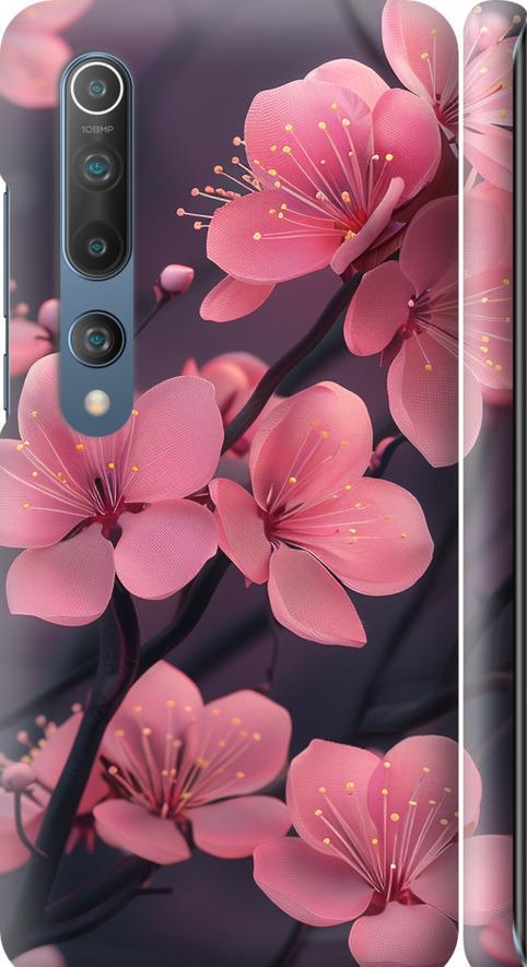 Чехол на Xiaomi Mi 10 Пурпурная сакура (6075m-1860-42517) Чехол на Xiaomi Mi 10 Пурпурная сакура (6075m-1860-42517)