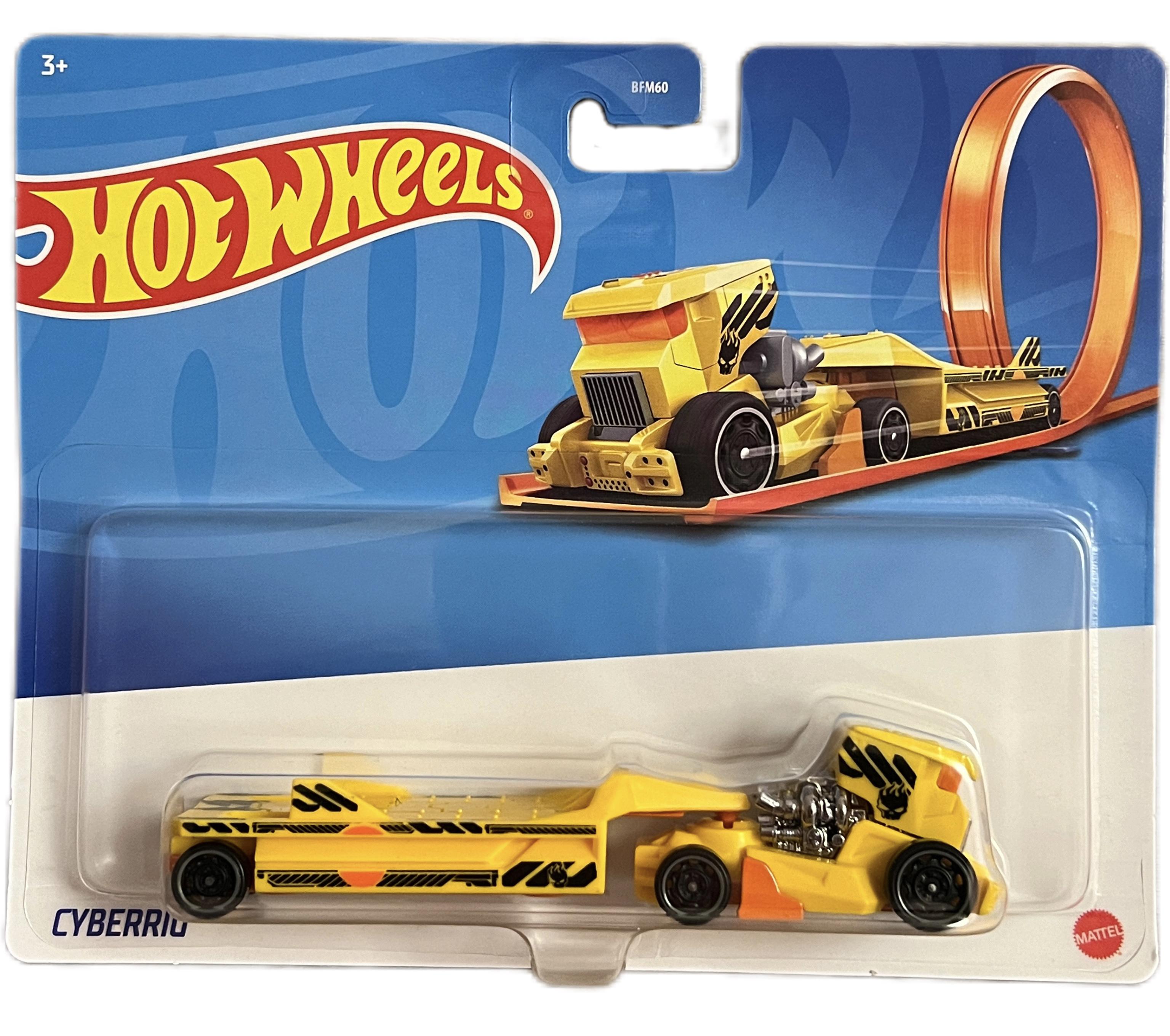 Игрушечный грузовик-трейлер Hot Wheels Cyberrig 1:64 (13940955)