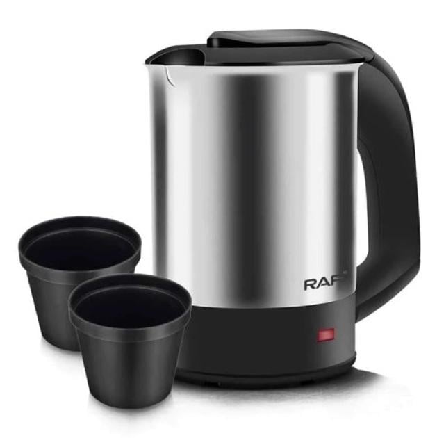 Чайник електричний RAF R.7887 нержавіюча сталь з комплектом чашок портативний 0,5 л (612378) - фото 2 Чайник електричний RAF R.7887 нержавіюча сталь з комплектом чашок портативний 0,5 л (612378) - фото 2