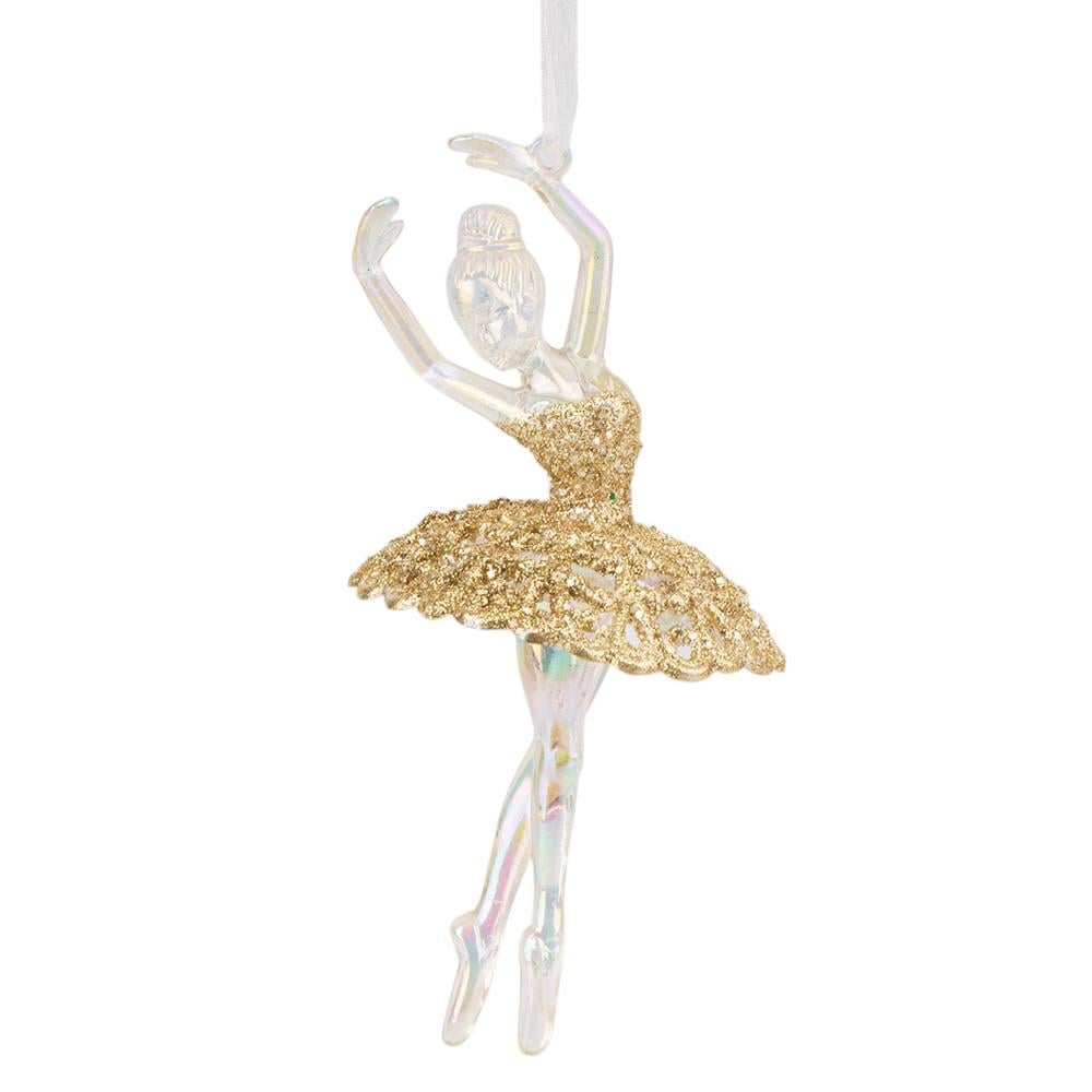 Игрушка на елку Elisey Очаровательная балерина 14 см Серебряный (NH-106-K-157)