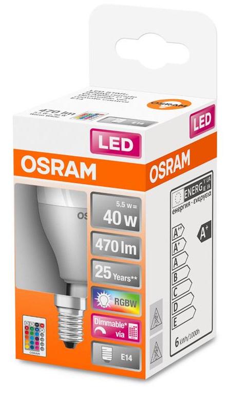 Лампа світлодіодна Osram CL P40 REM 5,5W/827 230V FR E14 4058075430877 - фото 2