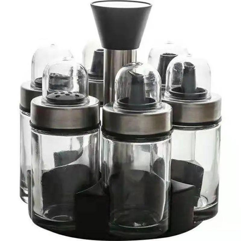 Набор для хранения специй Spiceck Carousel Set OT_108 подставка с 6 пластиковыми емкостями Прозрачный