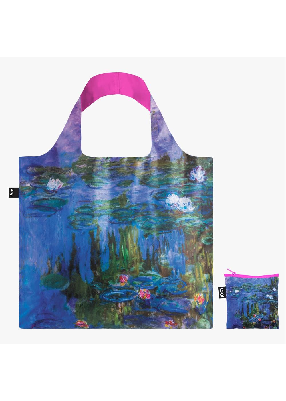 Шоппер Loqi CLAUDE MONET Water Lilies Neon (MO.WL.P)