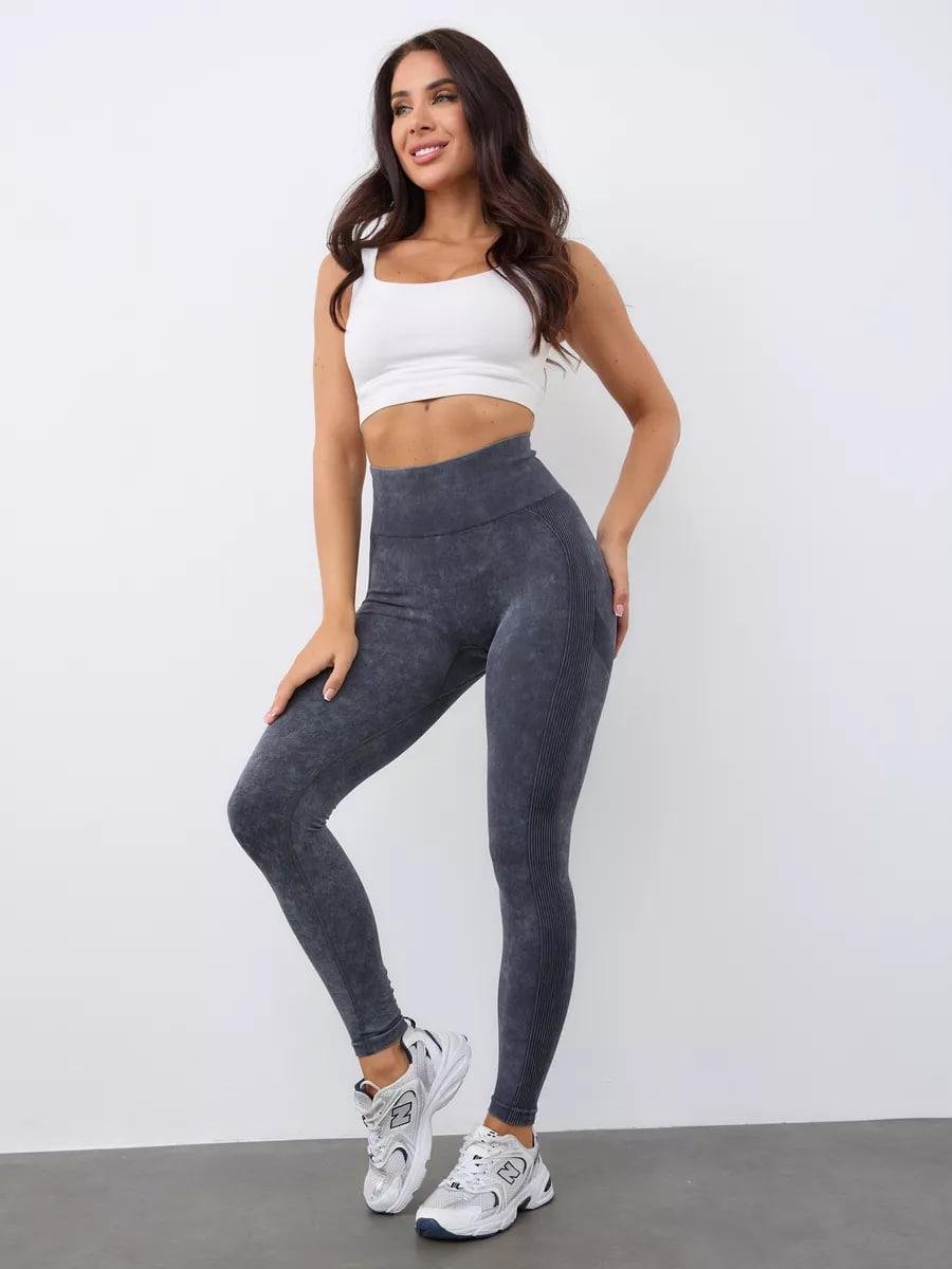 Лосины спортивные Push Up женские для фитнеса тренировок йоги спортзала с эффектом Push Up под джинс L Черный (70064L) - фото 3 Лосины спортивные Push Up женские для фитнеса тренировок йоги спортзала с эффектом Push Up под джинс L Черный (70064L) - фото 3