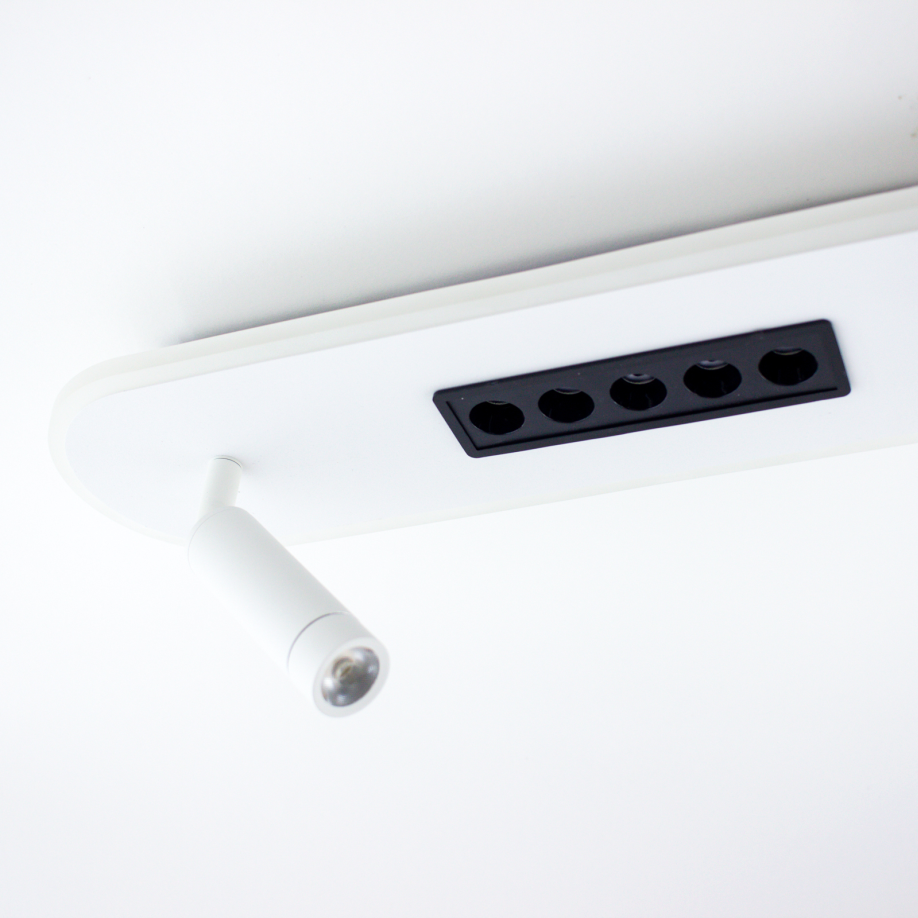 Люстра ESLLSE SHEFFIELD 3LR с пультом 52 и 6W 800х120 мм Белый (10211) - фото 8