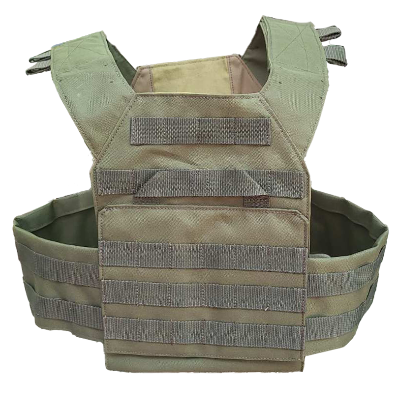 Плитоноска с трема подсумками под магазины АК Хаки (37697) - фото 2 Плитоноска с трема подсумками под магазины АК Хаки (37697) - фото 2