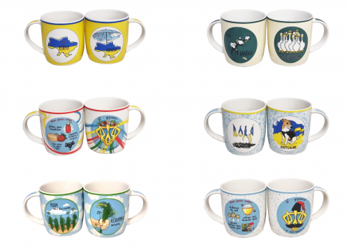 Набор чашек фарфоровых SNT 360 мл 4 шт. (2183-24)