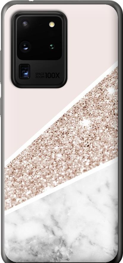 Чехол на Samsung Galaxy S20 Ultra Пастельный мрамор (4342u-1831-42517)
