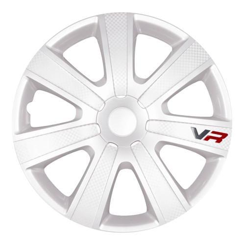 Колпаки для колес 4 Racing VR CarbonR13 4 шт. White